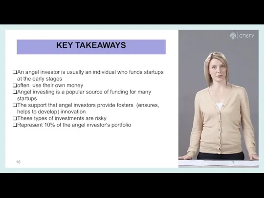 KEY TAKEAWAYS An angel investor is usually an individual who funds startups