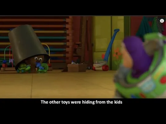 The other toys were hiding from the kids