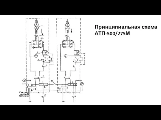 Принципиальная схема АТП-500/275М