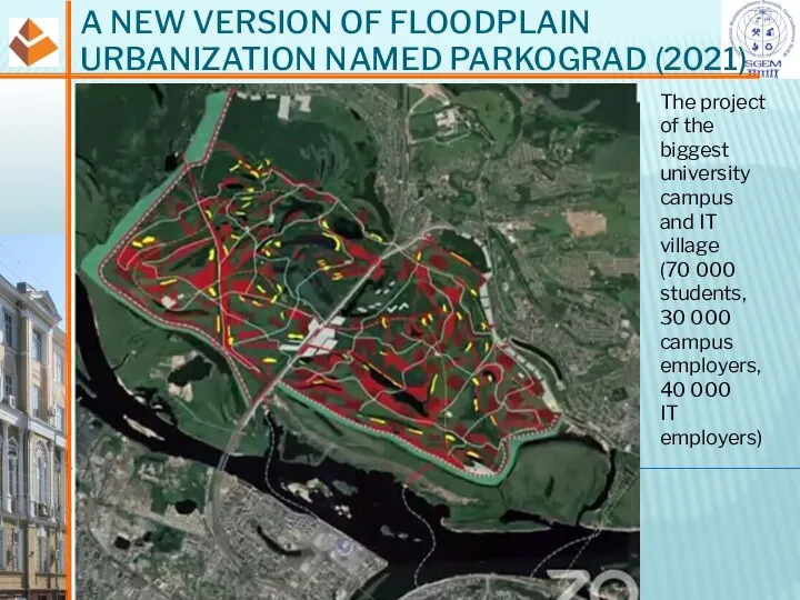 A NEW VERSION OF FLOODPLAIN URBANIZATION NAMED PARKOGRAD (2021) Volga The project