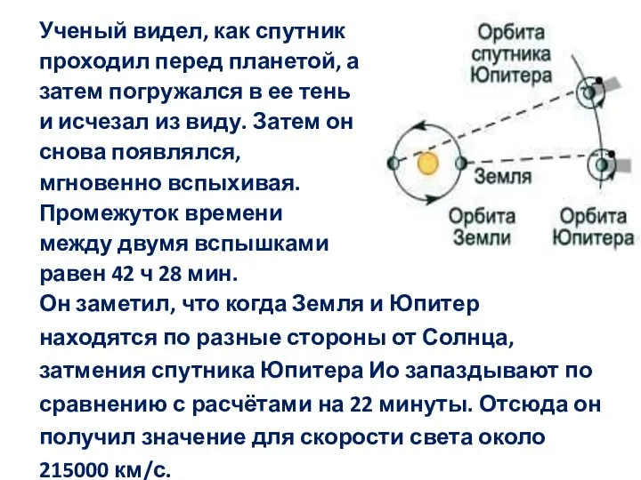 Ученый видел, как спутник проходил перед планетой, а затем погружался в ее