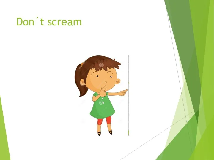 Don´t scream