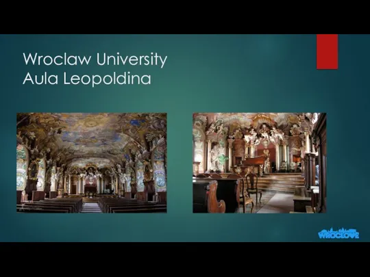 Wroclaw University Aula Leopoldina