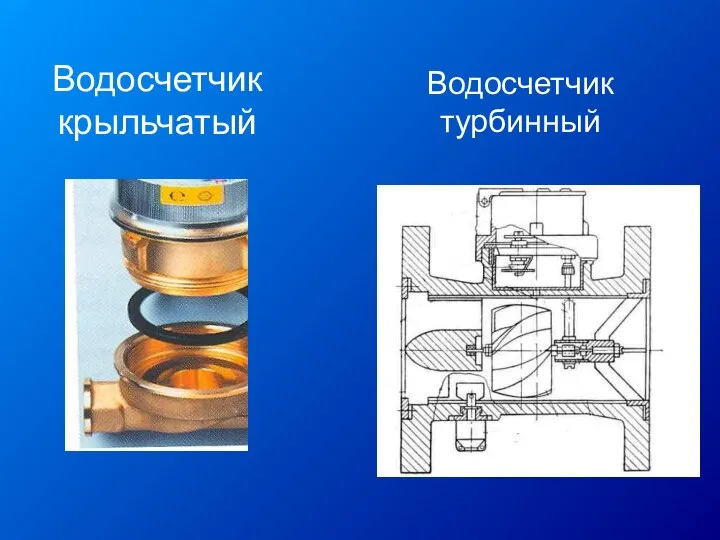 Водосчетчик крыльчатый Водосчетчик турбинный