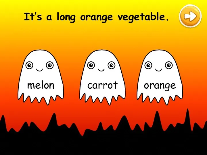 It’s a long orange vegetable.