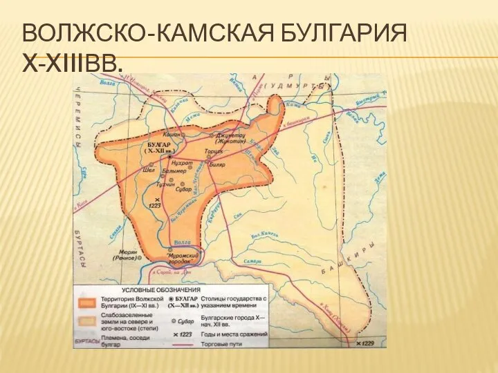 ВОЛЖСКО-КАМСКАЯ БУЛГАРИЯ X-XIIIВВ.