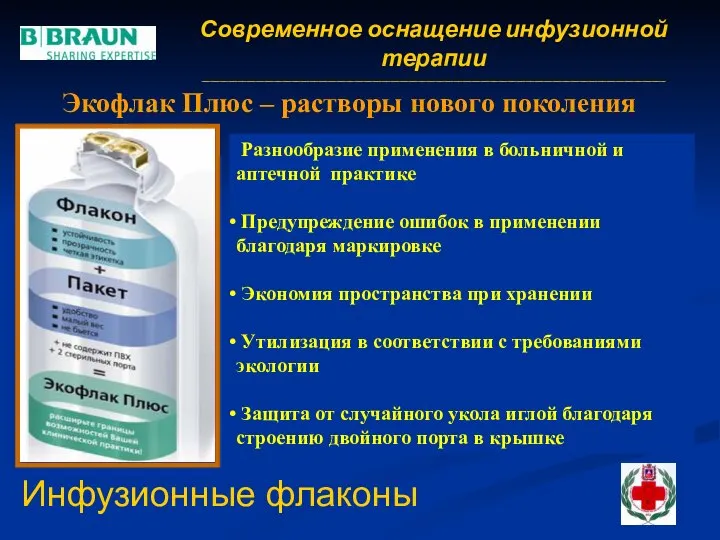 Экофлак Плюс – растворы нового поколения Разнообразие применения в больничной и аптечной