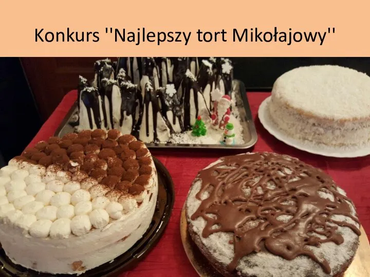 Konkurs ''Najlepszy tort Mikołajowy''