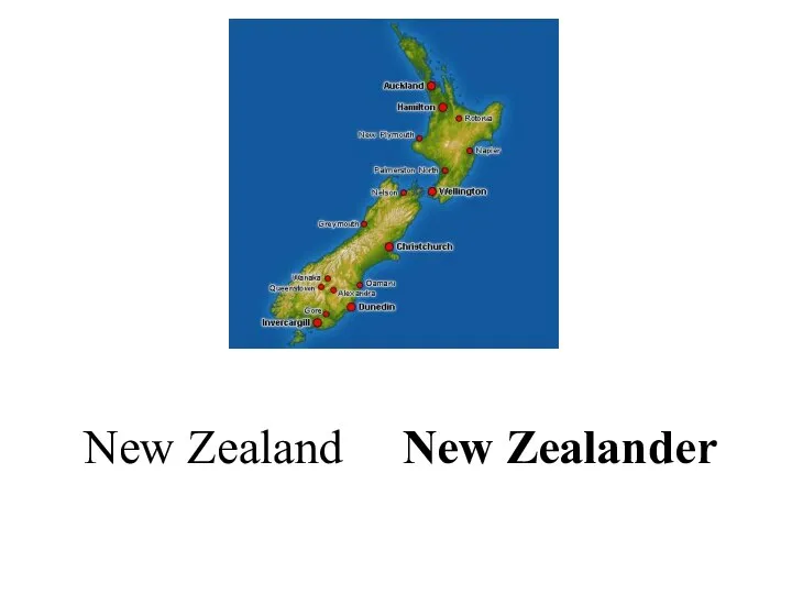 New Zealand New Zealander