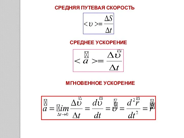 МГНОВЕННОЕ УСКОРЕНИЕ