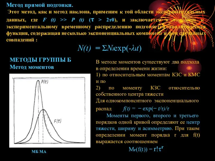 Метод прямой подгонки. Этот метод, как и метод наклона, применим к той