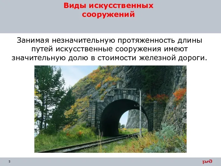 Занимая незначительную протяженность длины путей искусственные сооружения имеют значительную долю в стоимости