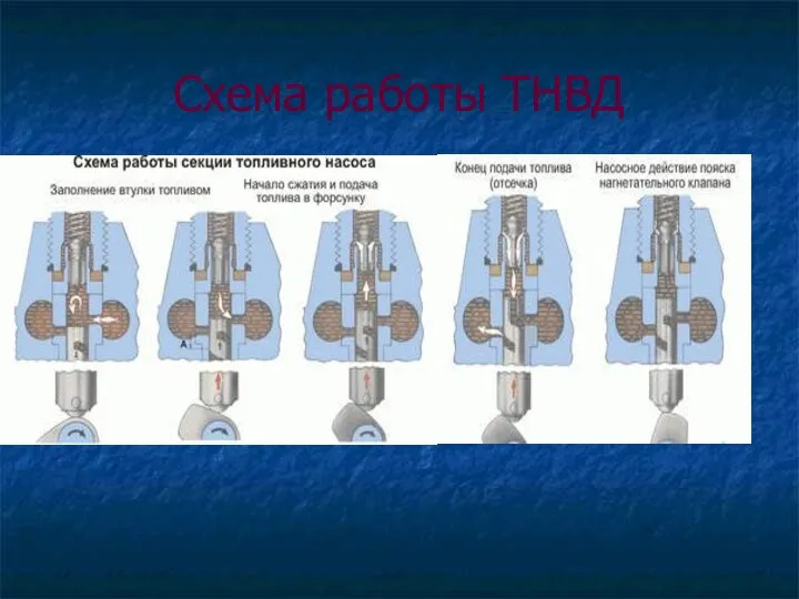 Схема работы ТНВД