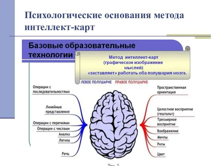 Психологические основания метода интеллект-карт