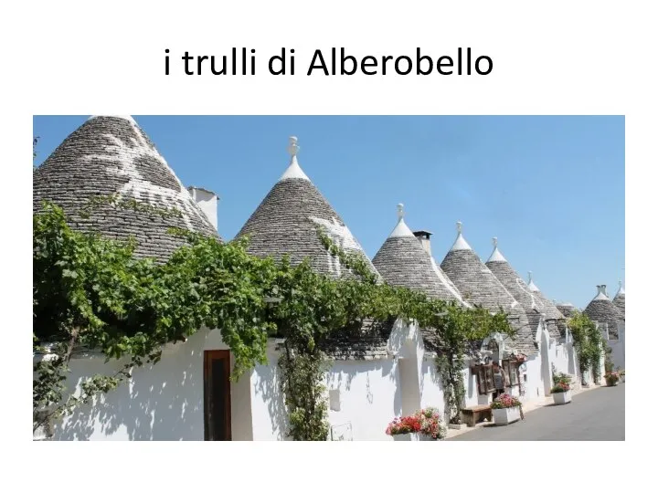 i trulli di Alberobello