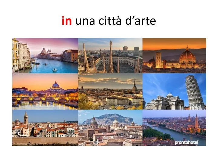 in una città d’arte