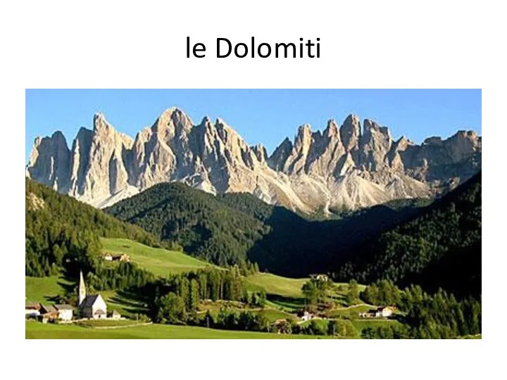 le Dolomiti