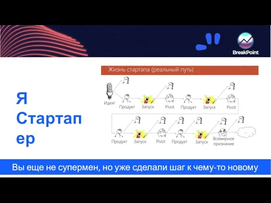 Вы еще не супермен, но уже сделали шаг к чему-то новому Я Стартапер