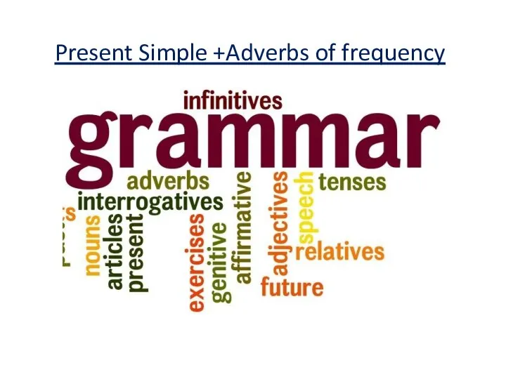 Present Simple +Adverbs of frequency