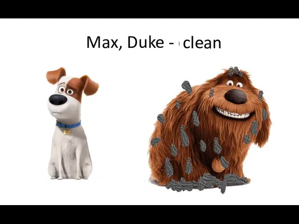 Max, Duke - dirty clean