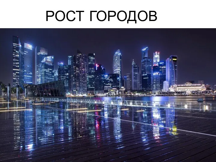 РОСТ ГОРОДОВ