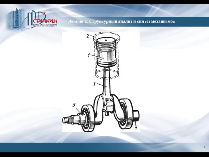Лекция 2. Структурный анализ и синтез механизмов 13