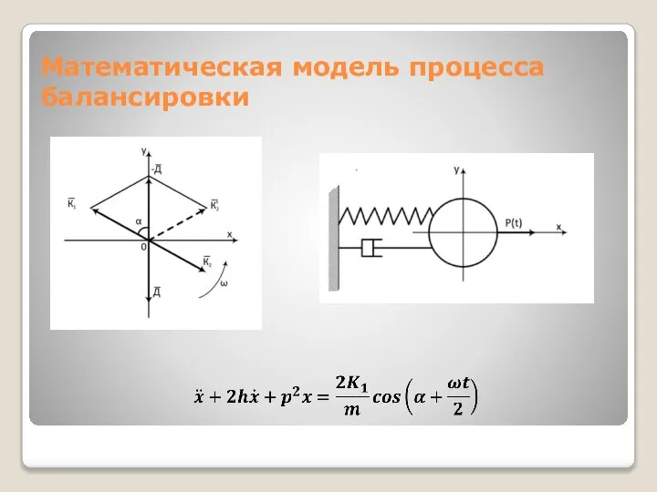 Математическая модель процесса балансировки