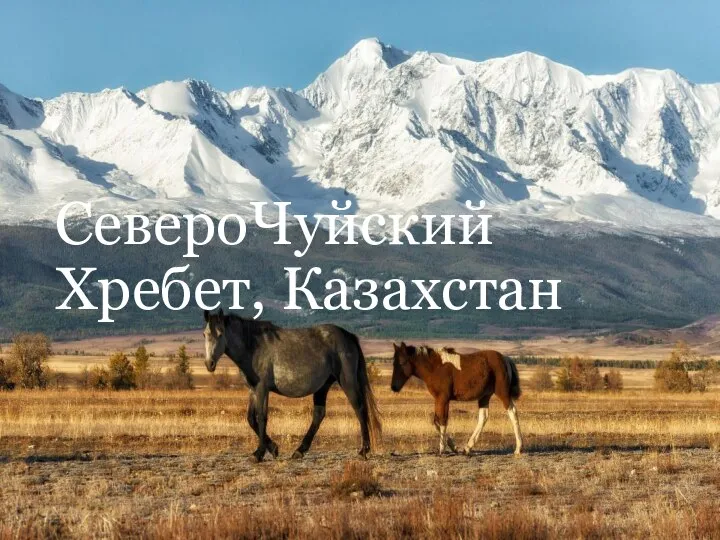 СевероЧуйский Хребет, Казахстан