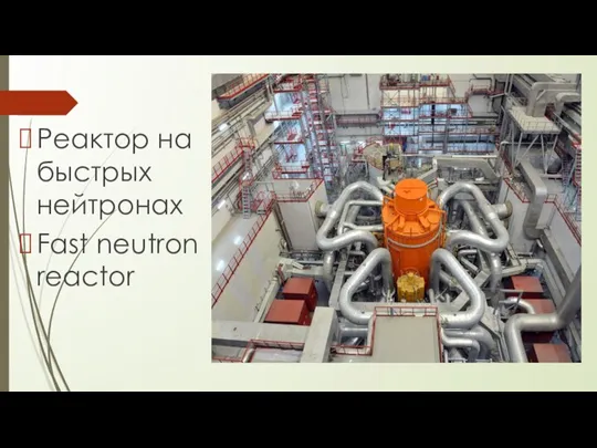 Реактор на быстрых нейтронах Fast neutron reactor