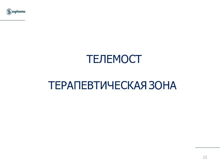 ТЕЛЕМОСТ ТЕРАПЕВТИЧЕСКАЯ ЗОНА