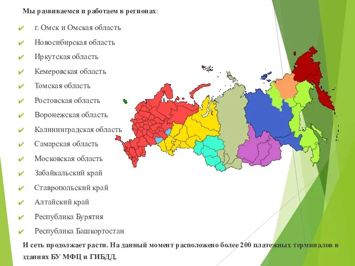 Мы развиваемся и работаем в регионах: г. Омск и Омская область Новосибирская