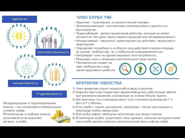 • Идеалист - позитивный, но реалистичный человек. • Заинтересованный - инстинктивно заинтересован