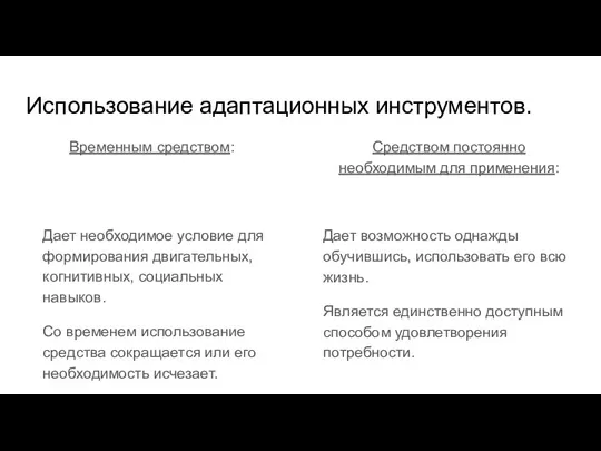 Средством постоянно необходимым для применения: Дает возможность однажды обучившись, использовать его всю