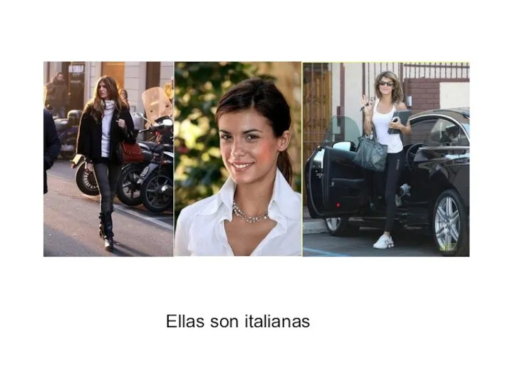 Ellas son italianas
