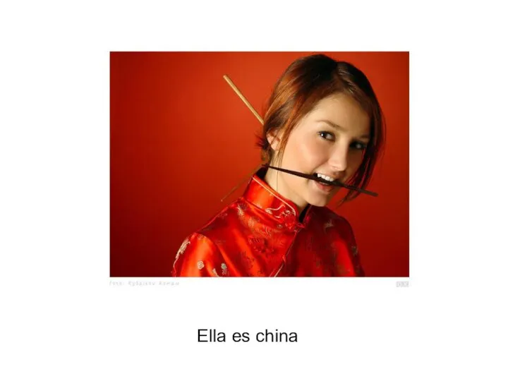 Ella es china