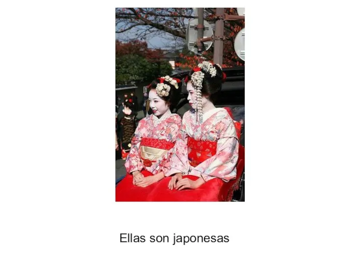 Ellas son japonesas