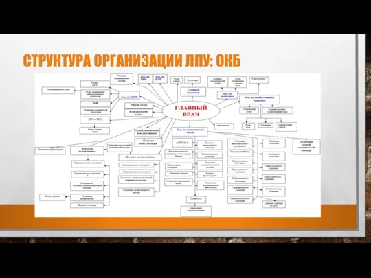 СТРУКТУРА ОРГАНИЗАЦИИ ЛПУ: ОКБ