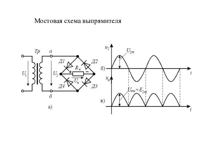 Мостовая схема выпрямителя