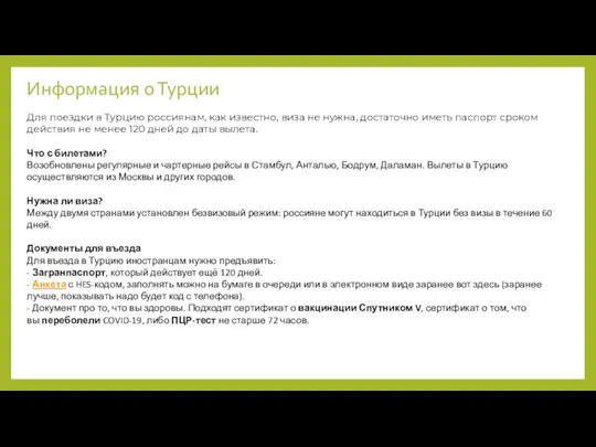 Для поездки в Турцию россиянам, как известно, виза не нужна, достаточно иметь