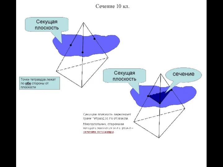 Сечение 10 кл.