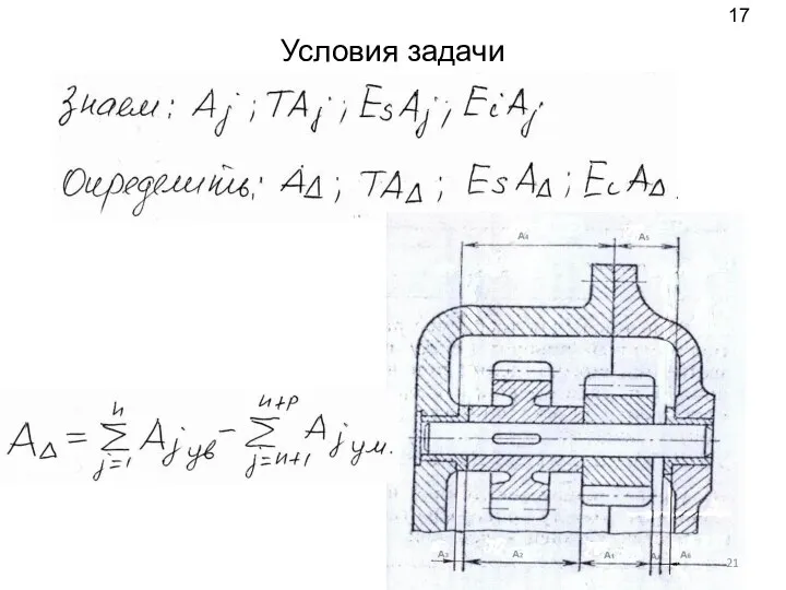 Условия задачи 17