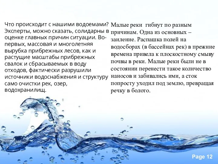 Что происходит с нашими водоемами? Эксперты, можно сказать, солидарны в оценке главных