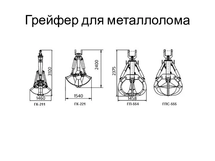 Грейфер для металлолома