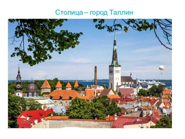 Столица – город Таллин
