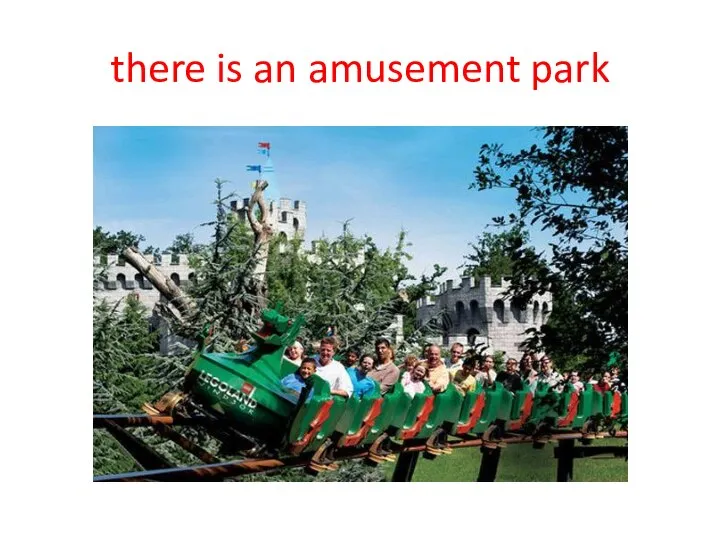 there is an amusement park