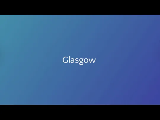 Glasgow Glasgow is a port city on the river Clyde, located in