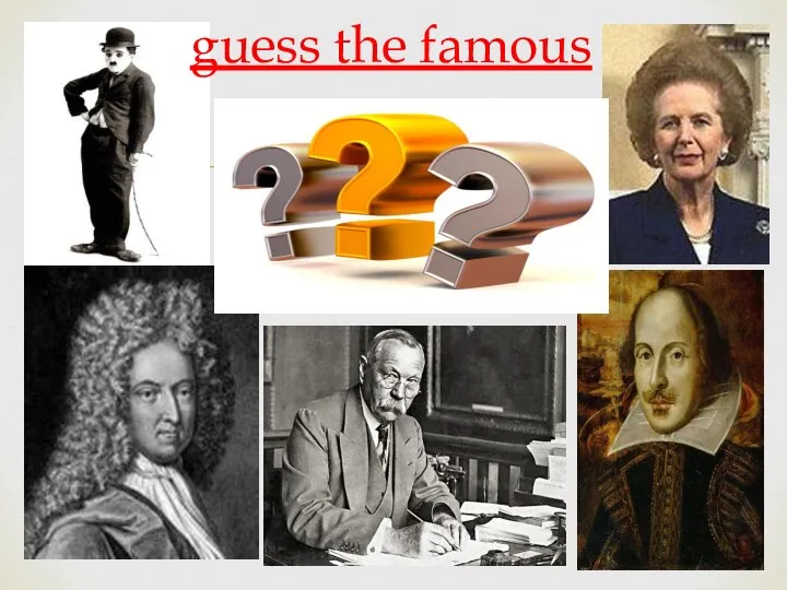 guess the famous