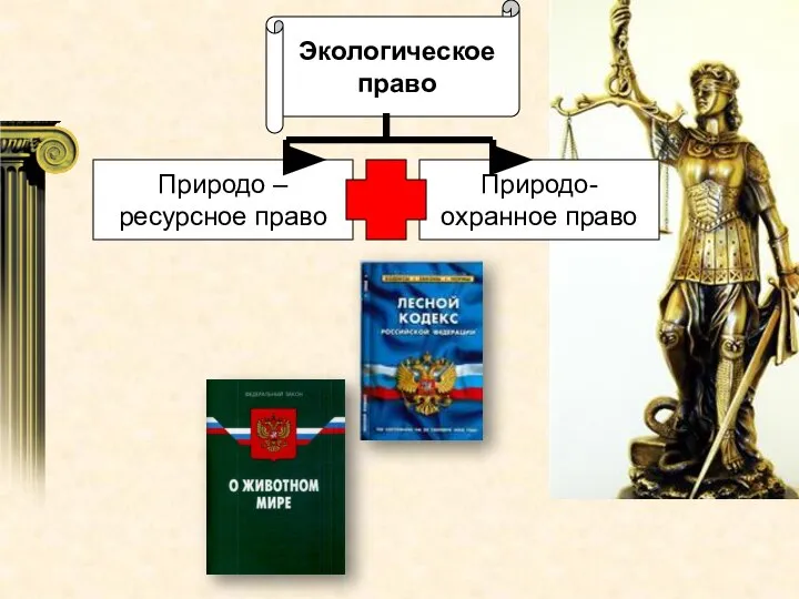 Экологическое право Природо – ресурсное право Природо- охранное право