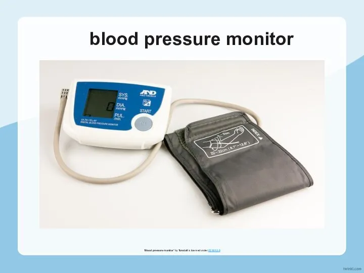 blood pressure monitor “Blood pressure monitor” by Tunstall is licensed under CC BY 2.0