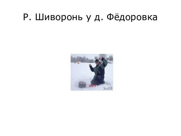 Р. Шиворонь у д. Фёдоровка